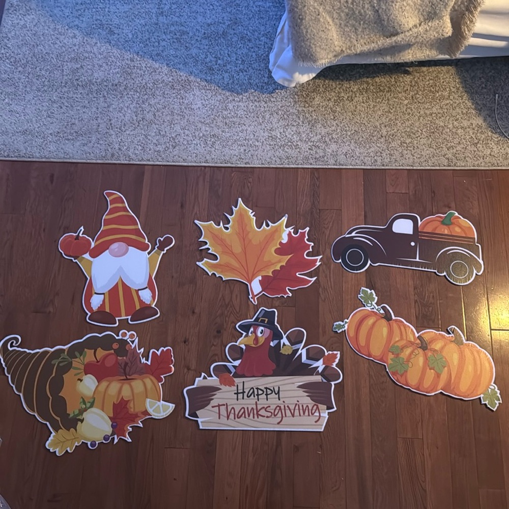 Thanksgiving yard signs